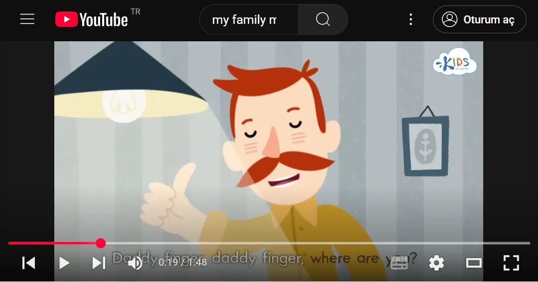 father finger şarkısı